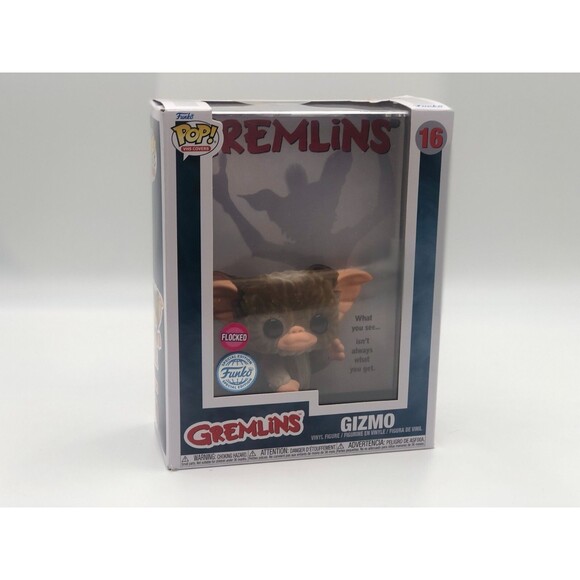 Funko POP! VHS Cover: Gremlins Gizmo Flocked # 16 Walmart Exclusive - Picture 2 of 8